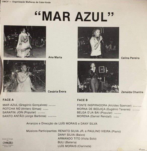 Cesaria Evora / Ana Emília Marta / Celina Pereira / Zenaida Chantre : "Mar Azul" Abri'm Camim - Cantá Mudjer's (LP)