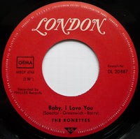 The Ronettes : Be My Baby / Baby, I Love You (7", Single)