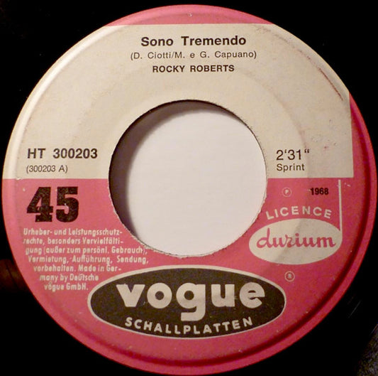 Rocky Roberts : Sono Tremendo / Se Una Sera (7")