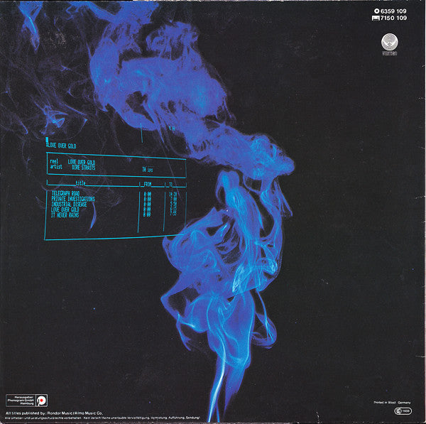 Dire Straits : Love Over Gold (LP, Album, Dig)