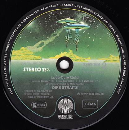 Dire Straits : Love Over Gold (LP, Album, Dig)