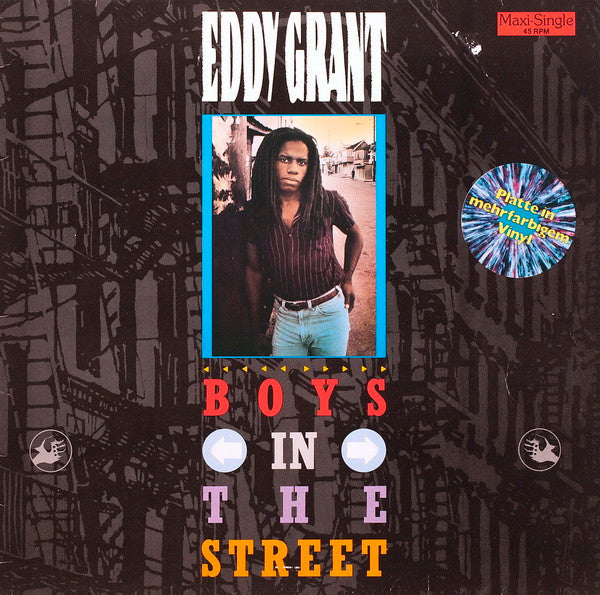 Eddy Grant : Boys In The Street (12", Maxi, Mul)