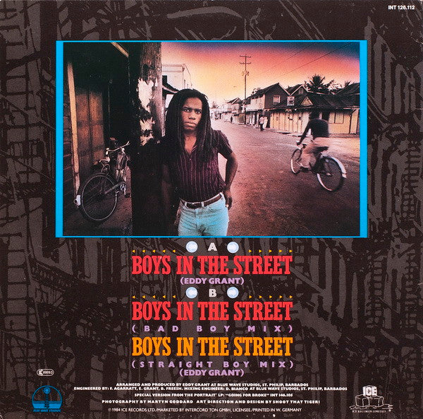 Eddy Grant : Boys In The Street (12", Maxi, Mul)