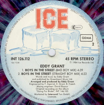 Eddy Grant : Boys In The Street (12", Maxi, Mul)