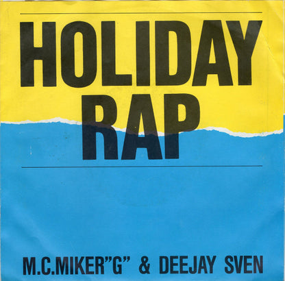 M.C.Miker"G" & Deejay Sven* : Holiday Rap (7", Single)