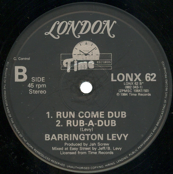 Barrington Levy : Here I Come (12")