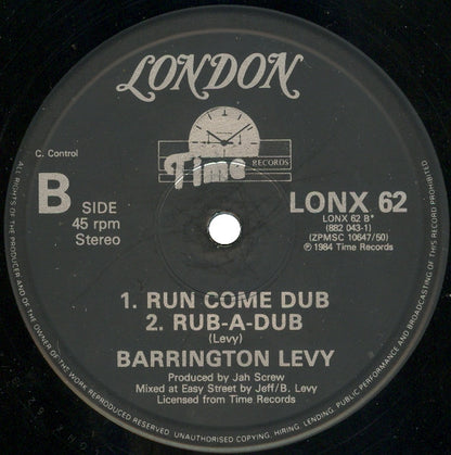 Barrington Levy : Here I Come (12")