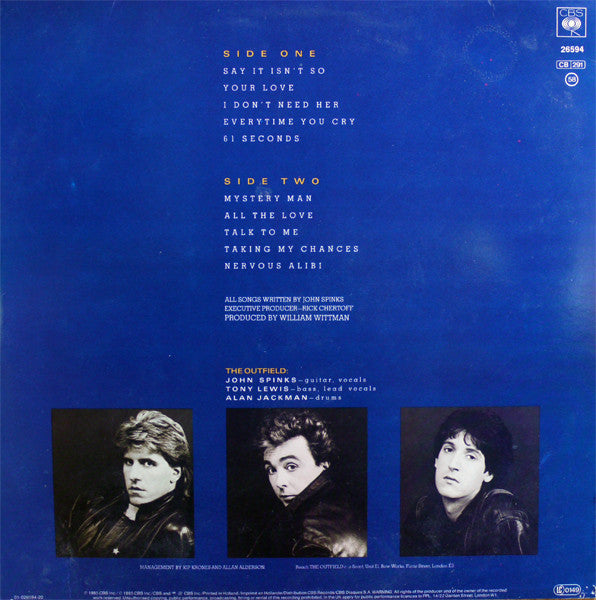 The Outfield : Play Deep (LP, Album)