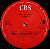 The Outfield : Play Deep (LP, Album)