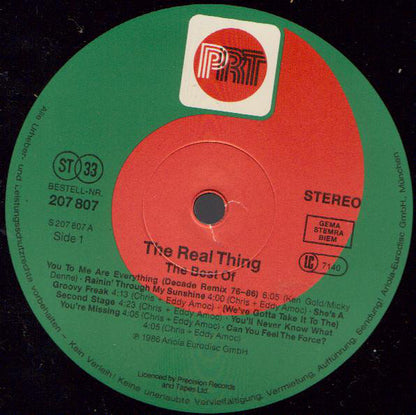 The Real Thing : The Best Of (LP, Comp)