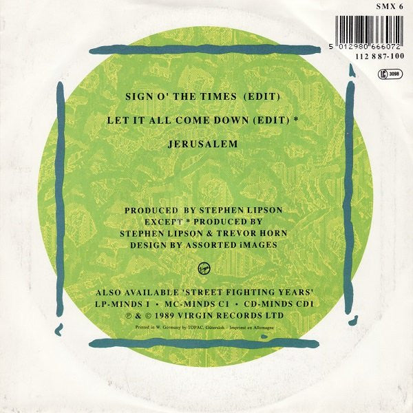 Simple Minds : The Amsterdam EP (7", EP)