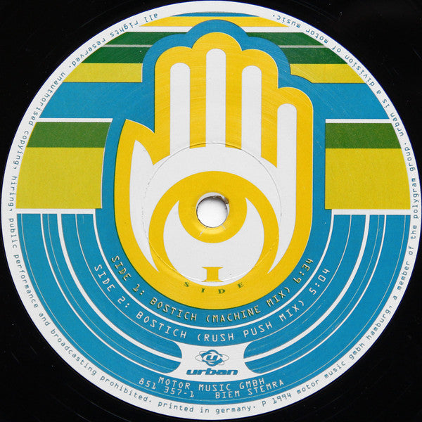 Westbams* Hands On Yello : Bostich (12")