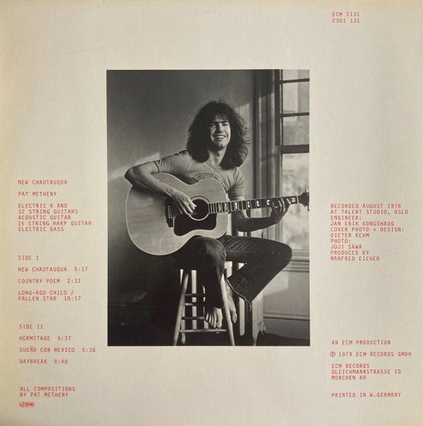 Pat Metheny : New Chautauqua (LP, Album)