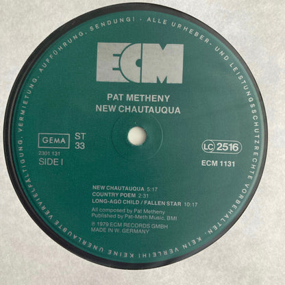Pat Metheny : New Chautauqua (LP, Album)