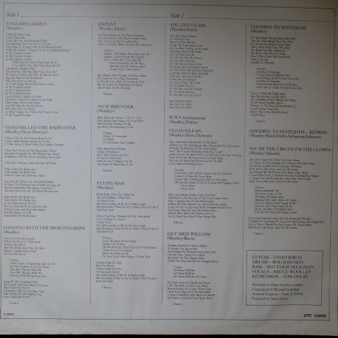 Bruce Woolley And The Camera Club : English Garden (LP, Album)