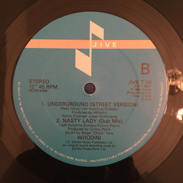Whodini : Nasty Lady (12")