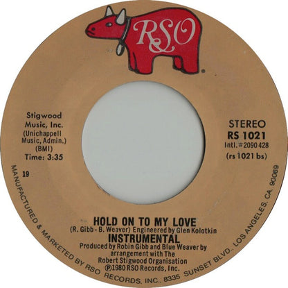 Jimmy Ruffin : Hold On To My Love (7", Single, 19 )