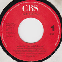 Paul Young : Heaven Can Wait (7")