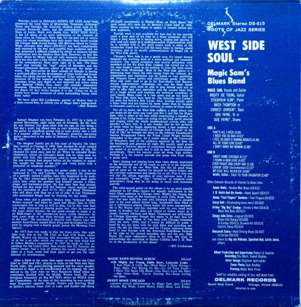 Magic Sam Blues Band : West Side Soul (LP, Album)