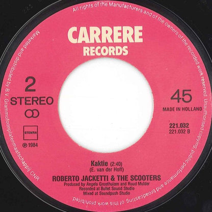 Roberto Jacketti And The Scooters* : I Save The Day (7", Single)