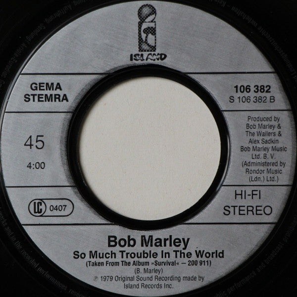 Bob Marley And The Wailers* : One Love/People Get Ready (7", Single)