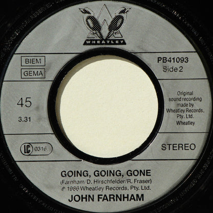 John Farnham : You're The Voice (7", Single)