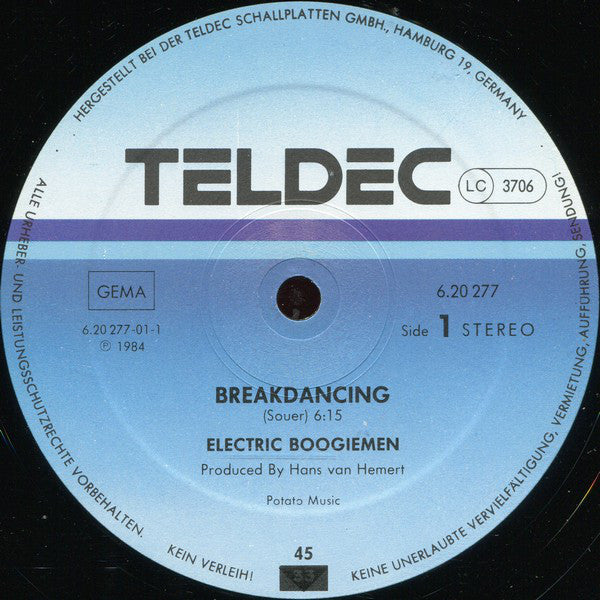 Electric Boogiemen : Breakdancing (12")