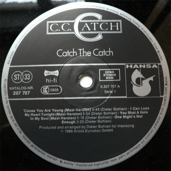 C.C. Catch : Catch The Catch (LP, Album)