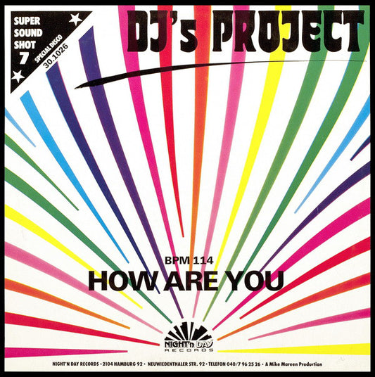 DJ's Project : How Are You (12")