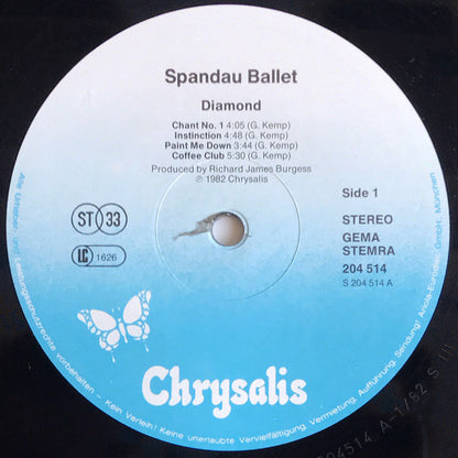 Spandau Ballet : Diamond (LP, Album)