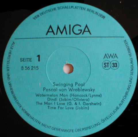 Pascal von Wroblewsky : Swinging Pool (LP, Album)