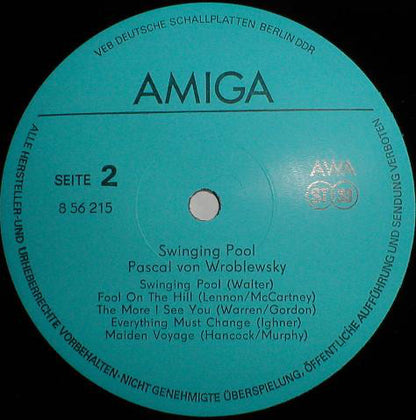Pascal von Wroblewsky : Swinging Pool (LP, Album)