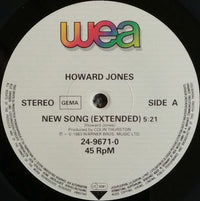Howard Jones : New Song (12")