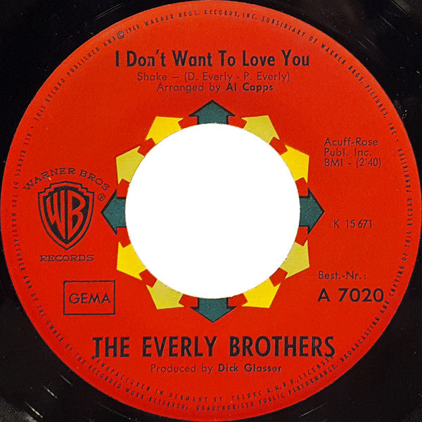 The Everly Brothers* : Bowling Green (7", Single)