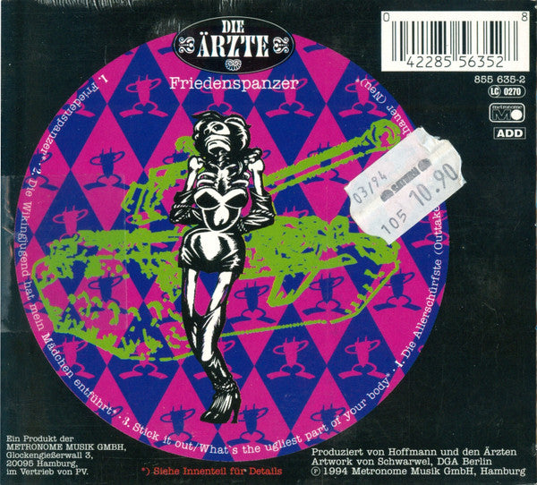 Die Ärzte : Friedenspanzer (CD, Maxi, Dig)