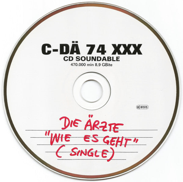 Die Ärzte : Wie Es Geht (CD, Maxi, Enh)