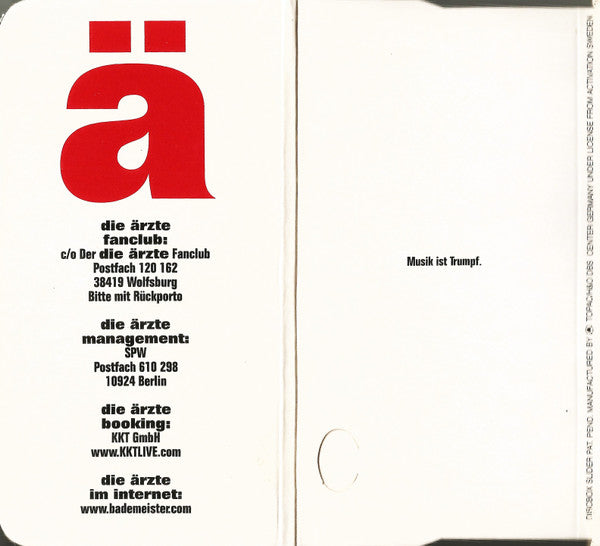 Die Ärzte : Manchmal Haben Frauen ... (CD, Maxi)