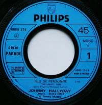 Johnny* : Fils De Personne (7", Single, Mono, Mou)