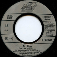 Dr. Alban : One Love (7", Single)