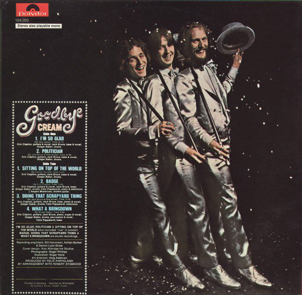 Cream (2) : Goodbye (LP, Album, Gat)
