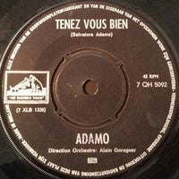 Adamo : Que Le Temps S'Arrete (7", Single)