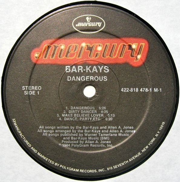 Bar-Kays : Dangerous (LP, Album)