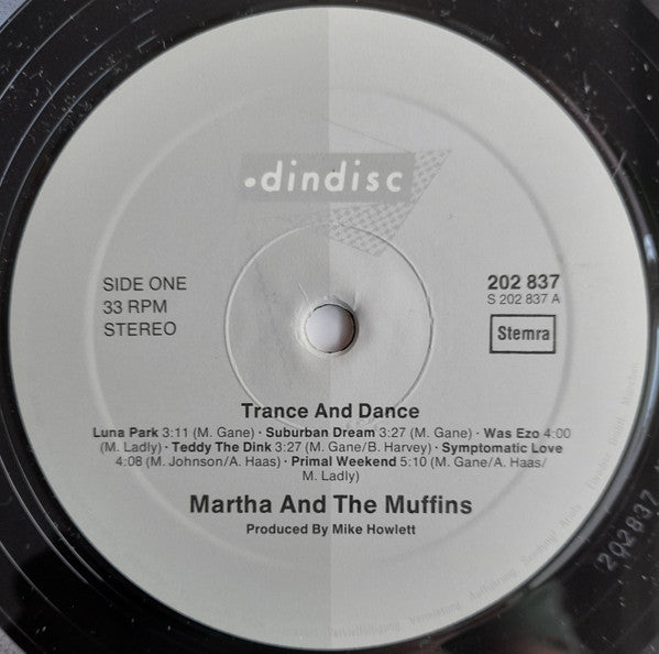 Martha And The Muffins : Trance And Dance (LP, Album)