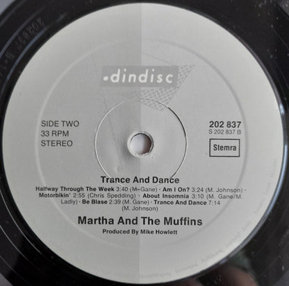 Martha And The Muffins : Trance And Dance (LP, Album)