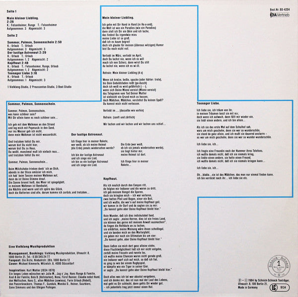 Die Ärzte : Uns Geht's Prima... (12", EP, Blu)