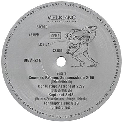 Die Ärzte : Uns Geht's Prima... (12", EP, Blu)