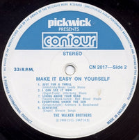 The Walker Brothers : Make It Easy On Yourself (LP, Comp, RE, Whi)