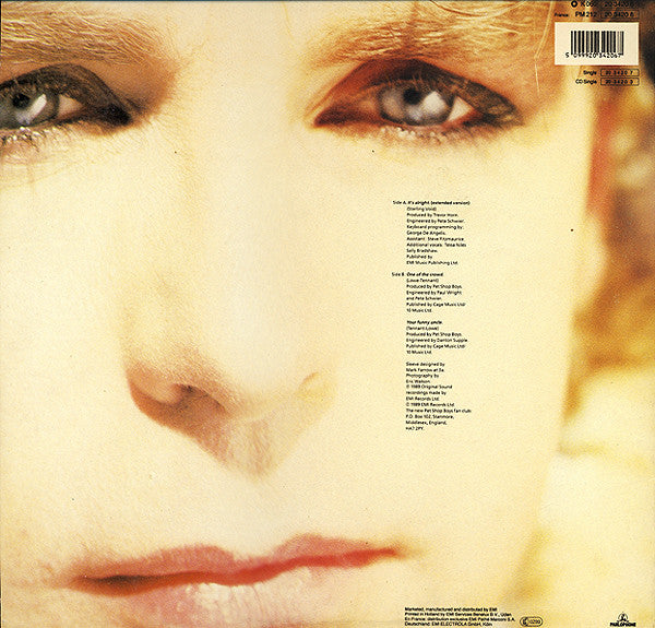 Pet Shop Boys : It's Alright (12", Maxi)