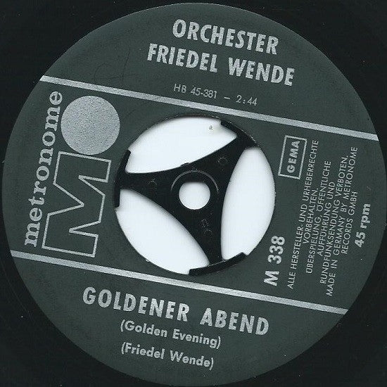 Orchester Friedel Wende* : Sternenserenade (7", Single)