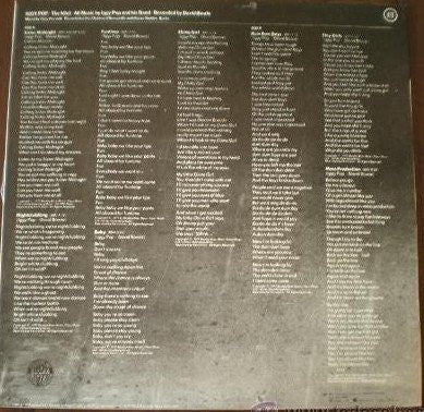 Iggy Pop : The Idiot = El Idiota (LP, Album)